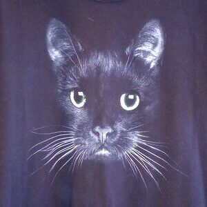 Halloween Cat T-Shirt - XL - EUC